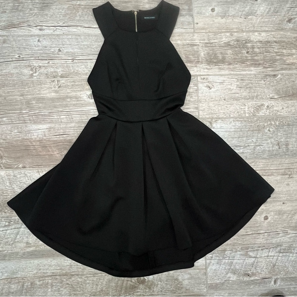 Marciano Full Pleated Skirt with Back Cut-Out